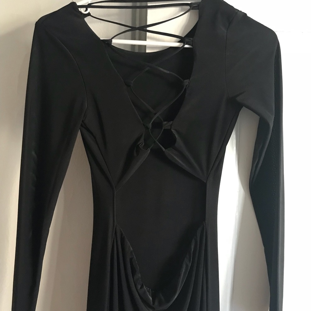 Midi Tight Black Dress